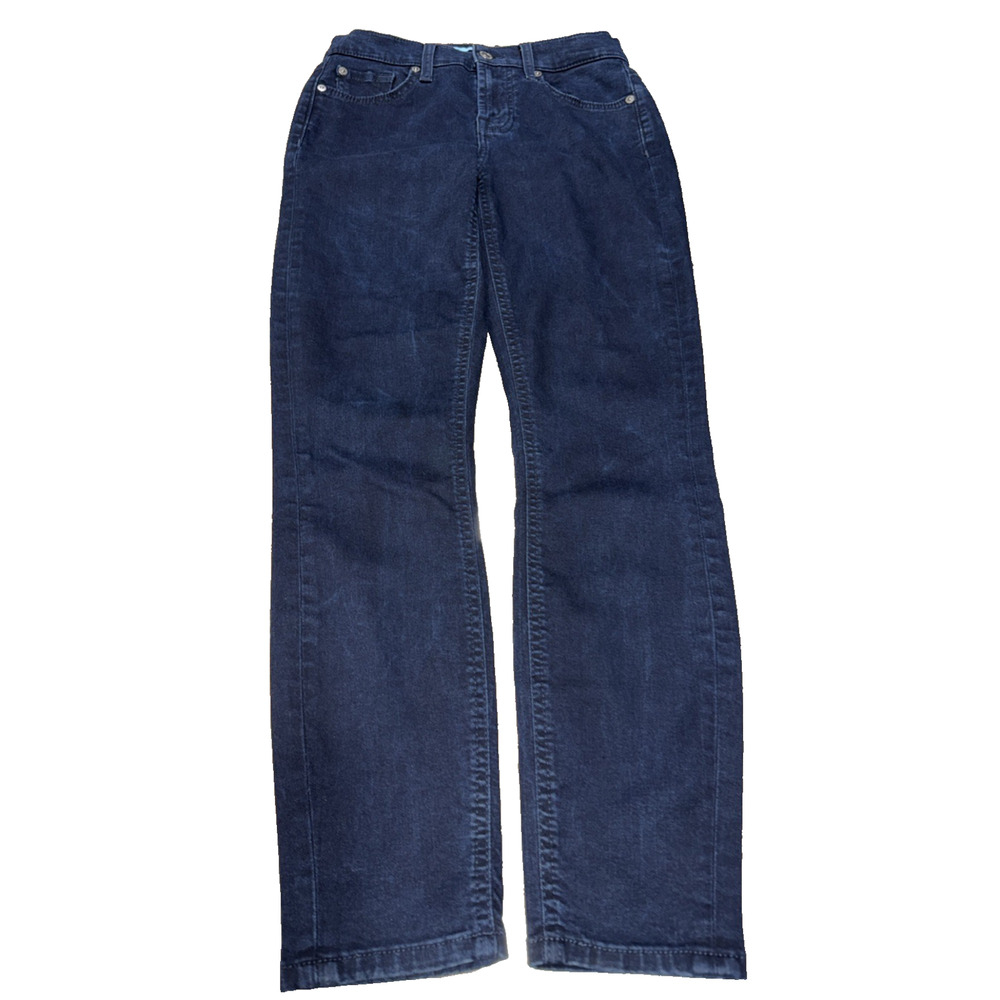 7 For All Mankind Dark Wash Stretch Jeans Size 26 Cropped/Ankle (26x25.5)